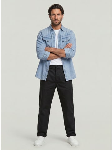 G-Star Raw Pleated Chino Relaxed Straight dk black