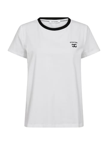 Co'couture T-Shirt SiaraCC in WhiteBlack