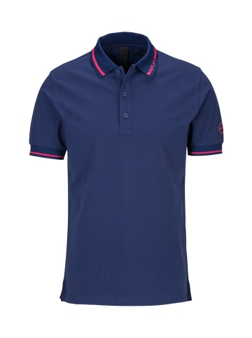 Replay Poloshirt Stretch Piquet in blau