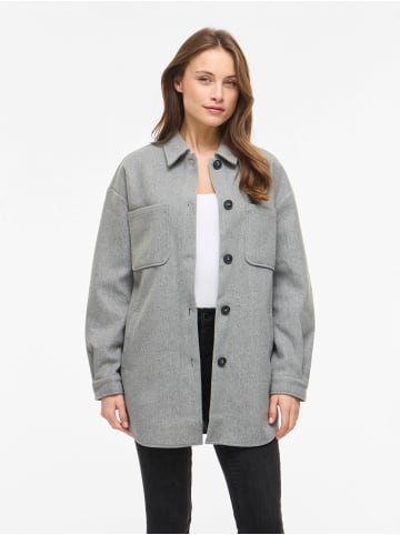 Vila Jacke in Medium Grey Melange
