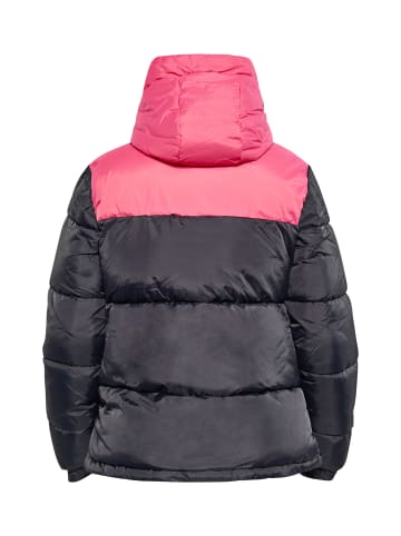 cosimon Damen Wattierte Steppjacke in Schwarz Rosa