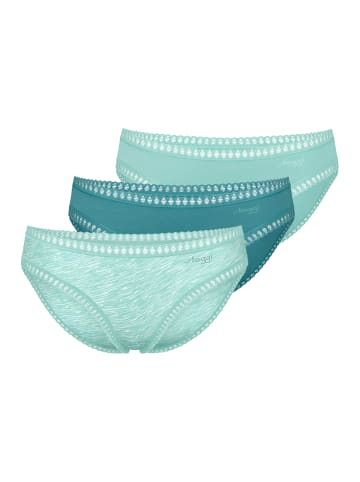 Sloggi Mini Slip GO Crush in Dunkelgrün / grün