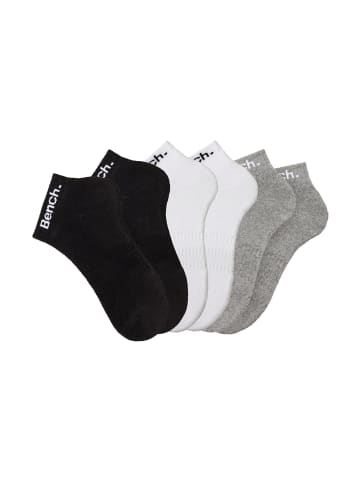 Bench Sportsocken in 2x schwarz, 2x grau-meliert, 2x weiß