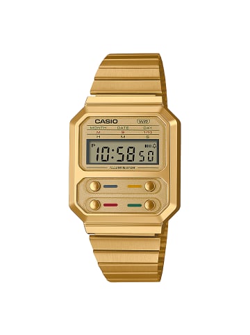 Casio Armbanduhr Resin/Edelstahl vergoldet 32,7 mm