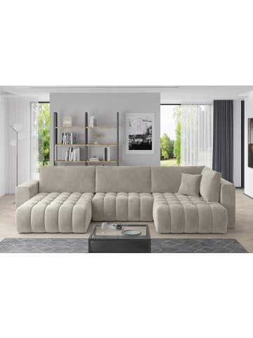 MF Design Bonita Recamiere Links in Mushroom -  (L) 175 x (B) 350 x (H) 92 cm