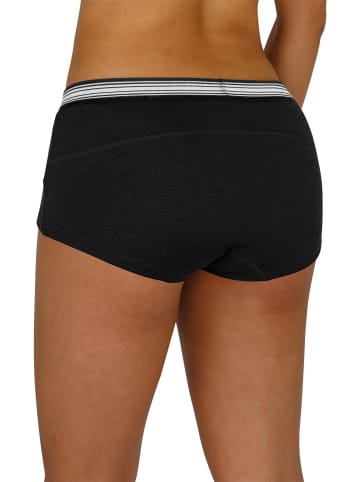 Normani Outdoor Sports 3er Pack Damen Merino Boxershorts Morwell in Schwarz