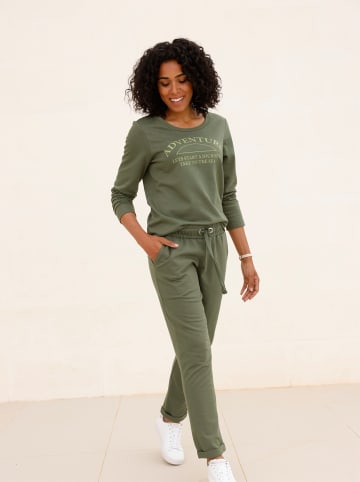Sieh an! Sweatshirt in khaki-schilf