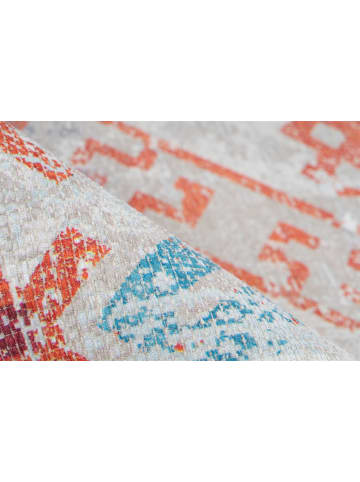 Arte Espina Wohnzimmer Teppich – Kurzflorteppich Indiana 225 in multi - orange - rechteckig