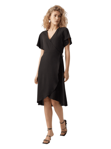 Vero Moda Kleid VMSAKI in Schwarz