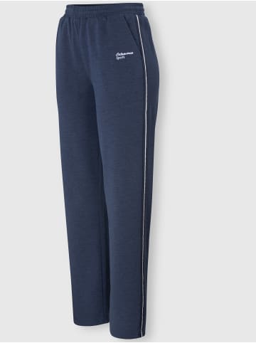 WITT WEIDEN Freizeithose in marine-meliert