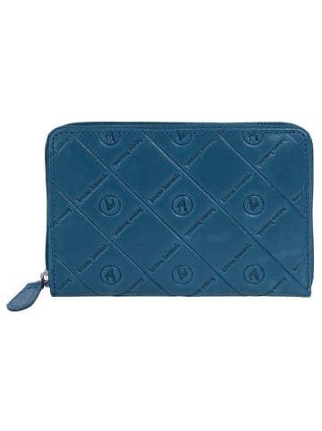 Bruno Banani Geldbörse echt Leder in blau