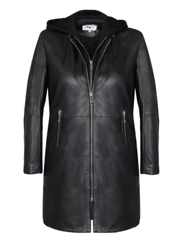 Maze Ledermantel 42021316 in schwarz