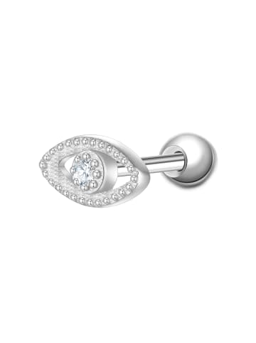 Glanzstücke München Ohrringe Allsehendes Auge aus Sterling Silber mit Zirkonia in silber
