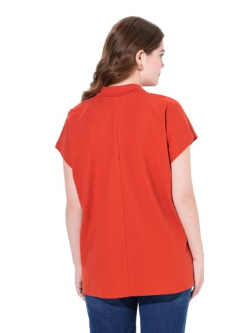 Ulla Popken Poloshirt in gebrannter ton