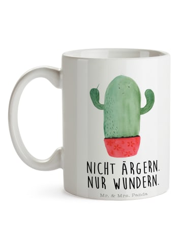 Mr. & Mrs. Panda Keramiktasse Kaktus Wut mit Spruch in Weiß