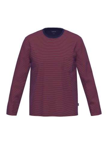 Ammann Schlafanzug Oberteil Organic Cotton - Mix & Match in Brick red