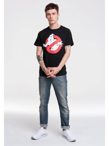 Logoshirt T-Shirt Ghostbusters No Ghost in schwarz