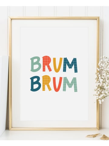 Tales by Jen Poster / Kunstdruck "Brum Brum" I Ohne Rahmen