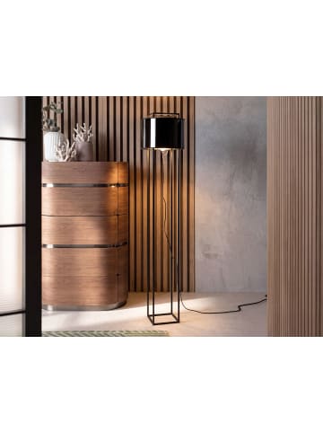 The Lumine Stehleuchte 8092 in Schwarz / Gold – (Ø)30 x (H)150 cm