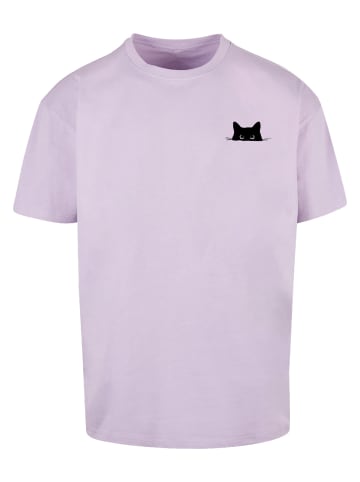 Merchcode Merchcode Halloween - Cat Tee in lilac