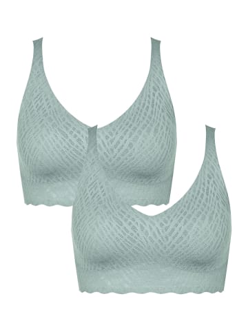 Sloggi T-Shirt-BH ZERO Feel Bliss Bralette in MISTY TURQUOISE
