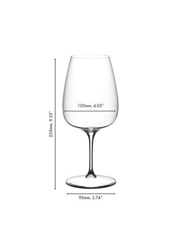RIEDEL Glas 2er Set Cabernet / Merlot / Cocktail Weingläser Grape 830 ml in transparent
