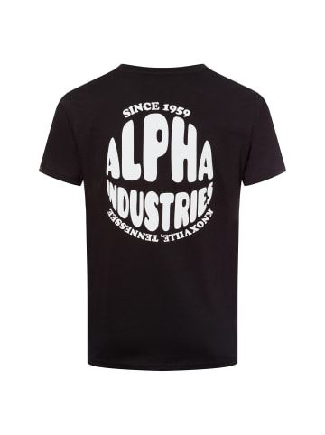 Alpha Industries T-Shirt in schwarz