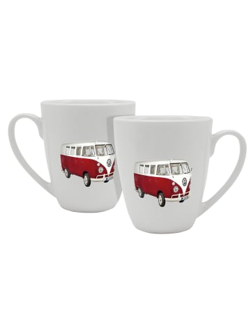 Geda Labels Tasse VW Classic rot 360ml in Weiß - 360ml