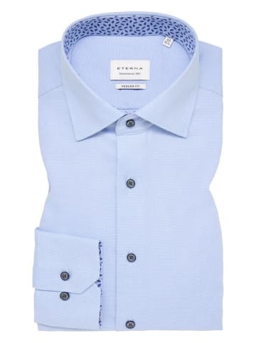 Eterna Langarmhemd in hellblau