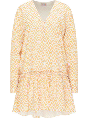 IZIA Damen Sommerkleid in Gelb