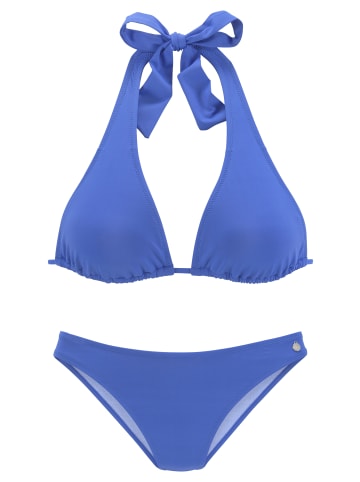 LASCANA Triangel-Bikini in royalblau