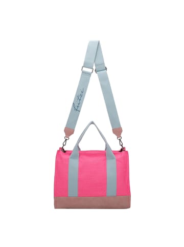 Fritzi aus Preußen Canvas Handtasche 40 cm neon pink