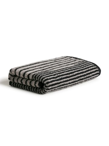 Möve Handtuch Illusions in cashmere/black