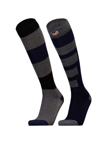 UphillSport Skisocken Pallas in navy-grey-black