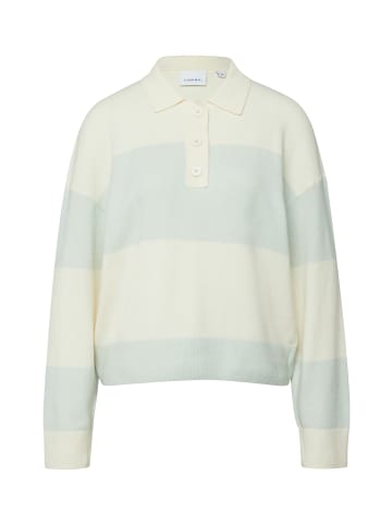 comma Strickpullover in ecru mint - 0001