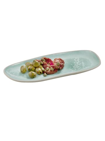 APS Teller CALA in grün - 34 x 15 cm, H: 2,5 cm