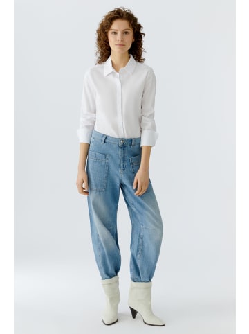 Oui Jeans Barrel in darkblue denim