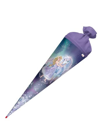 ROTH Schultüte groß Königin im Eis 70 cm, Glitter in Blau