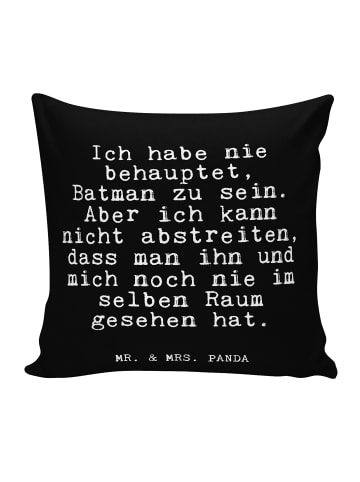 Mr. & Mrs. Panda Kopfkissen Ich habe nie behauptet,... mit Spruch in Schwarz