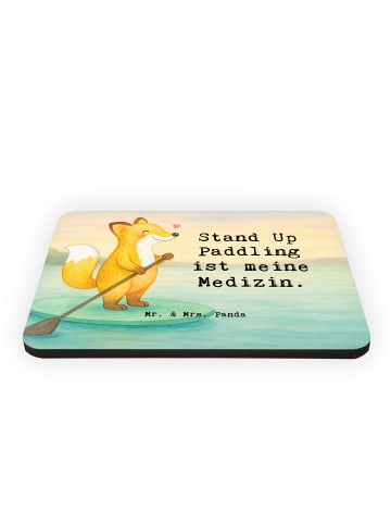 Mr. & Mrs. Panda Magnet Fuchs Stand Up Paddling Design mit Spruch in Weiß