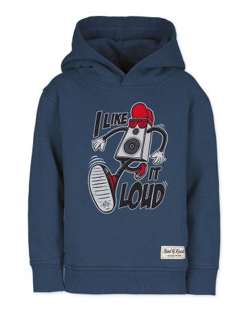 Band of Rascals Kapuzenpullover " Loud " in blau