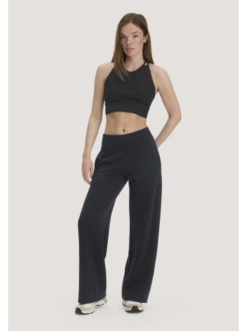 Hessnatur Hessnatur Hose Wide Leg ACTIVE WOOL aus Bio-Merinowolle in schwarz