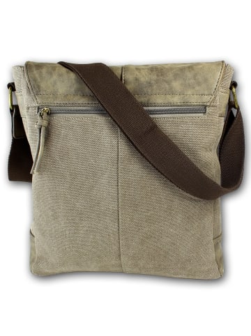 Harold's Messenger Bag, Schultertasche Canvas/Kunstleder ca. 28cm breit ca. 32cm hoch