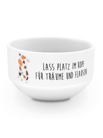 Mr. & Mrs. Panda schale Kuh mit Spruch in Weiß