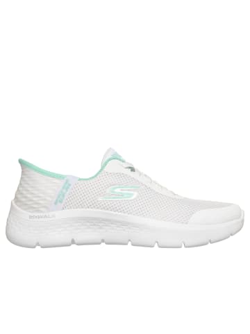 Skechers Sneaker GO WALK FLEX - GRAND ENTRY in white/mint