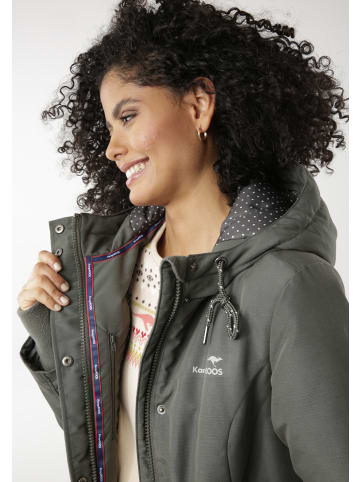 Kangaroos Langjacke in khaki