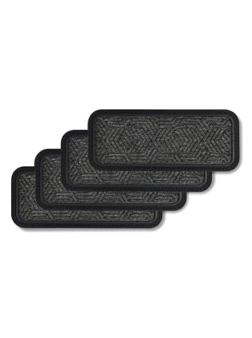 Astra Fußmatte Außen BORDER STAR 4ER SET 4 in Dunkelgrau