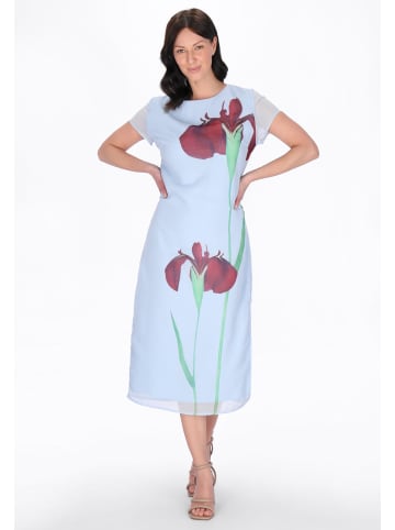 Usha Women Dress in light blue rose