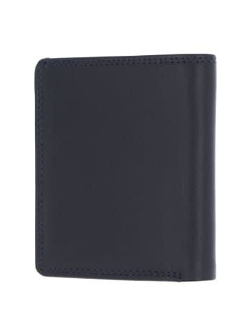Golden Head Polo Geldbörse RFID Schutz Leder 8.5 cm in marineblau