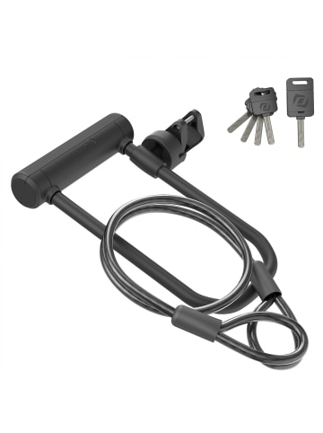 Syncros WARFIELD BÜGELSCHLOSSMIT KABELSCHLAUFE in Schwarz